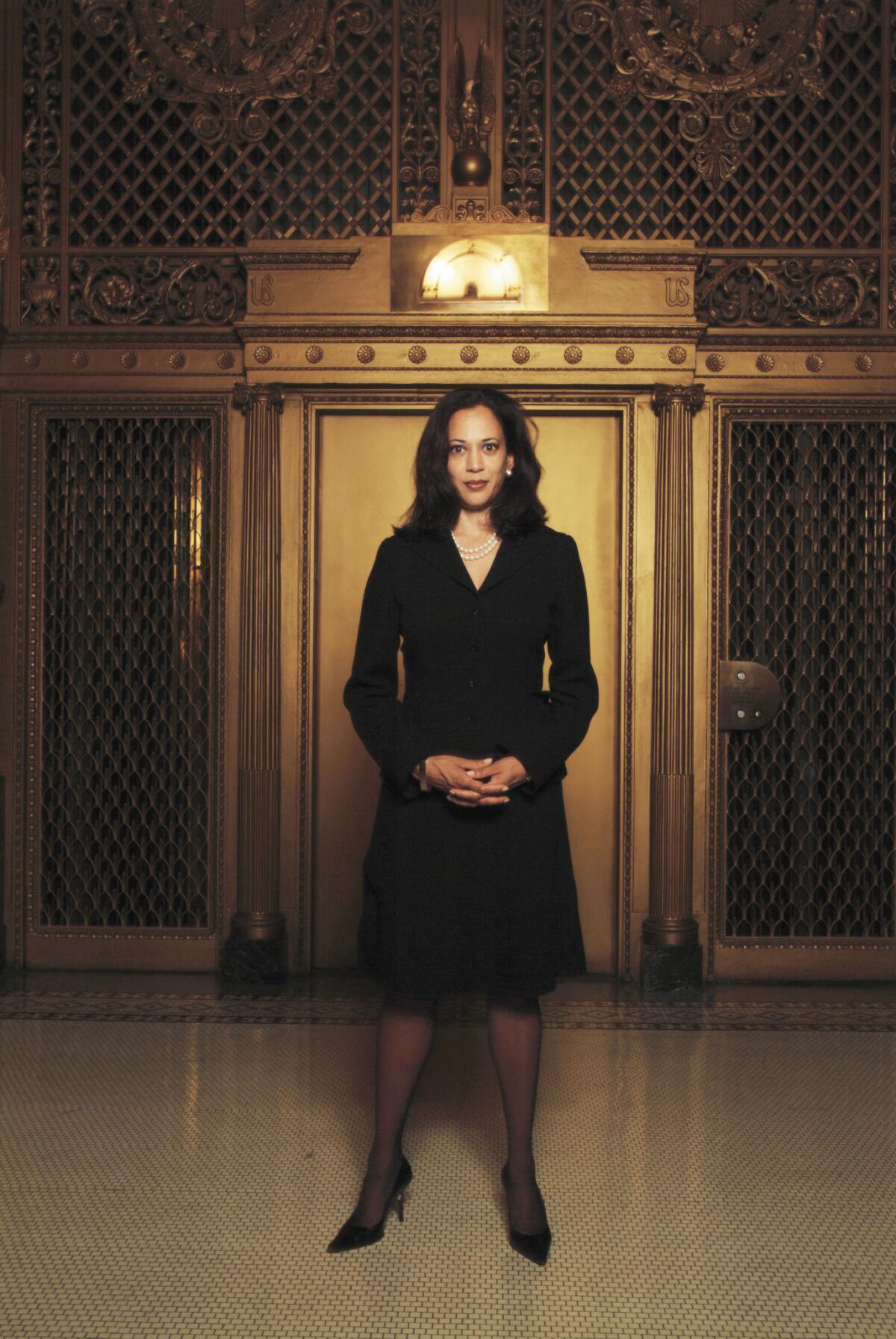 Kamala Harris in 2004, the newly elected San Francisco District Attorney. (Jay and Ani / For The Times)