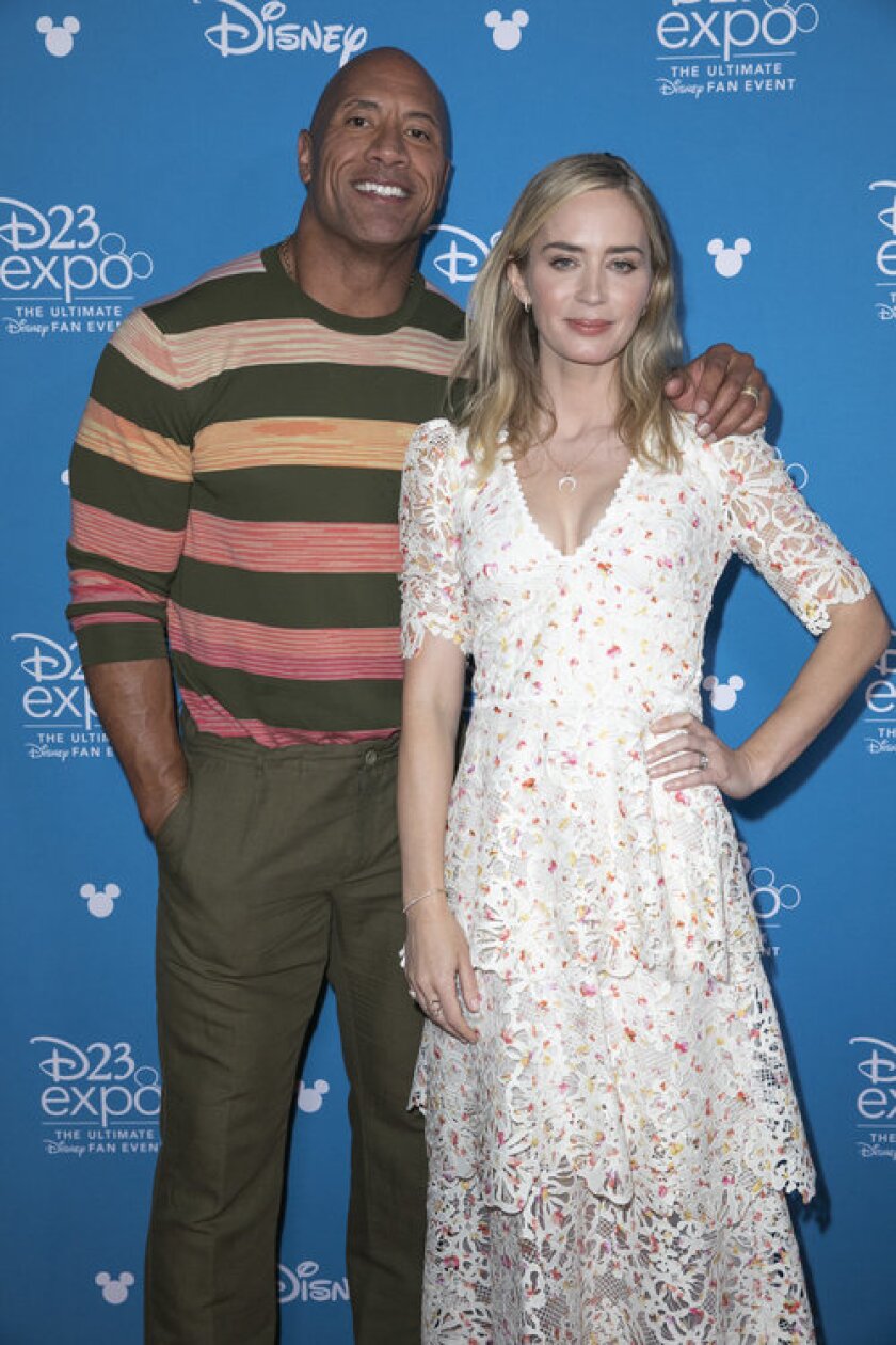 D23: Disney’s ‘Jungle Cruise’ stars Dwayne Johnson, Emily Blunt - Los