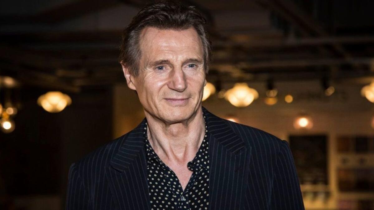 Actor Liam Neeson asserted that he's not racist when asked about a controversial new interview.