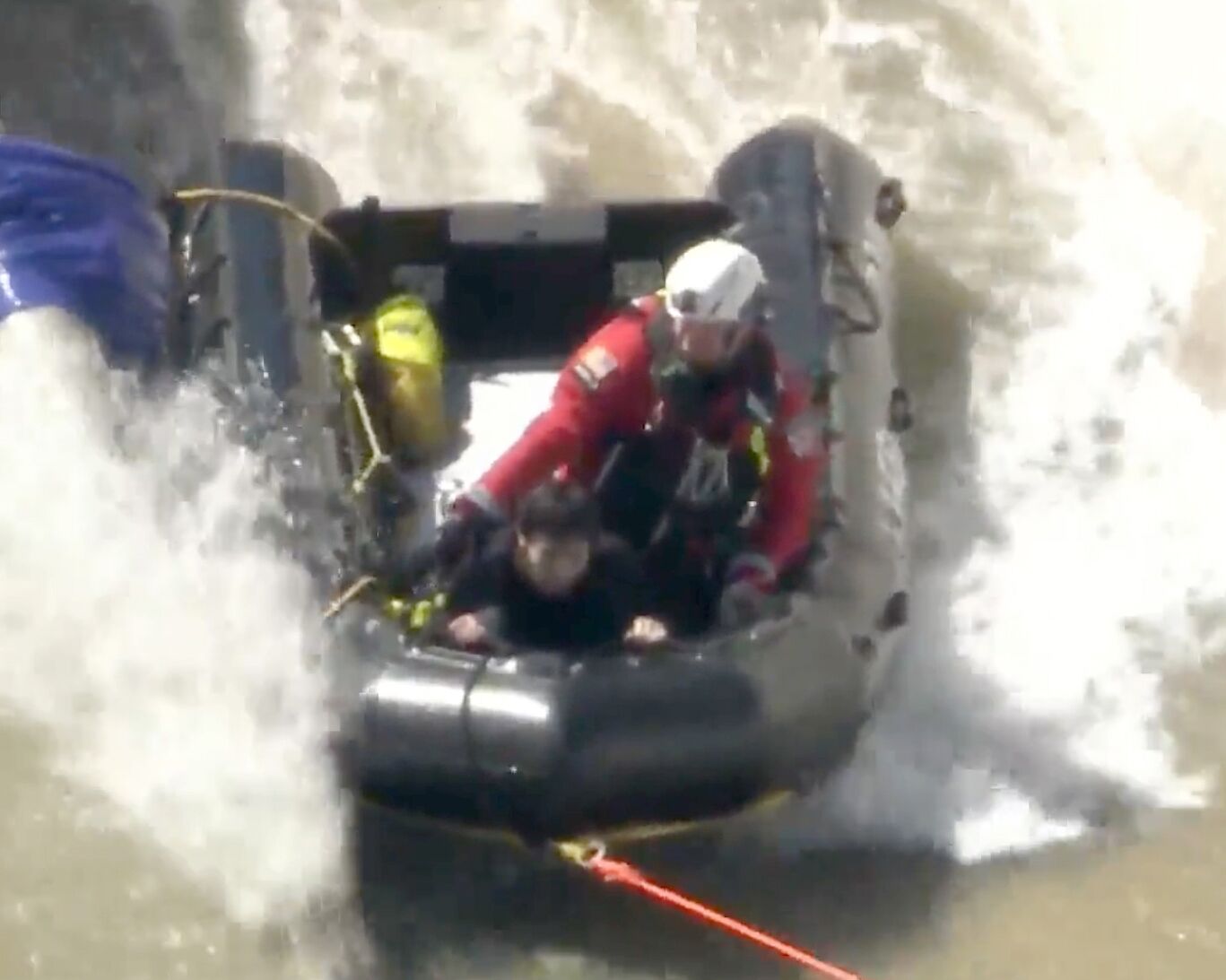 Man rescued from storm runoff after being swept 2.5 miles down Pacoima Wash