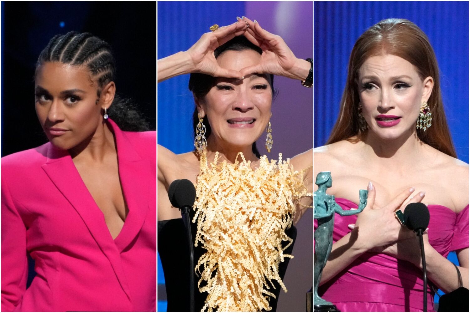 Key moments from the SAGs: 'Everything Everywhere,' Jessica Chastain, Ariana DeBose