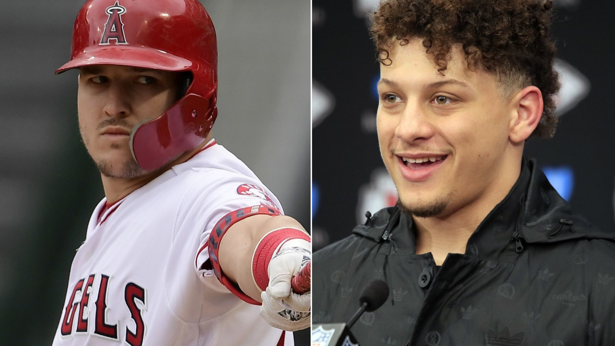 Inside The Patrick Mahomes Mike Trout Race To 500 Million Los Angeles Times