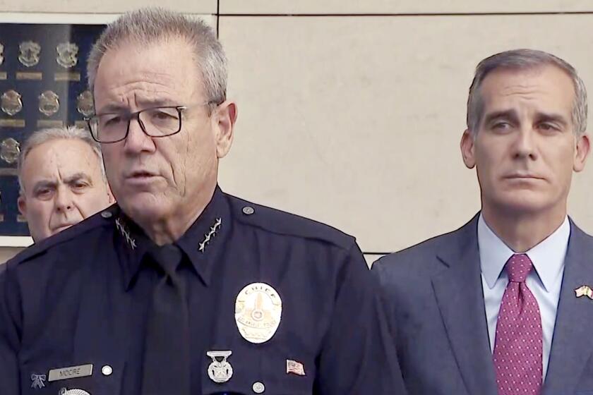 LAPD Chief Michel Moore confirmed in a press conference with Mayor Eric Garcetti that a 15-year-old boy has been booked on suspicion of manslaughter stemming from the overdose death of a student at Bernstein High School. Moore says the suspect sold pills laced with fentanyl to the girl who died and her 15-year-old friend, who remains hospitalized, on the Bernstein campus.