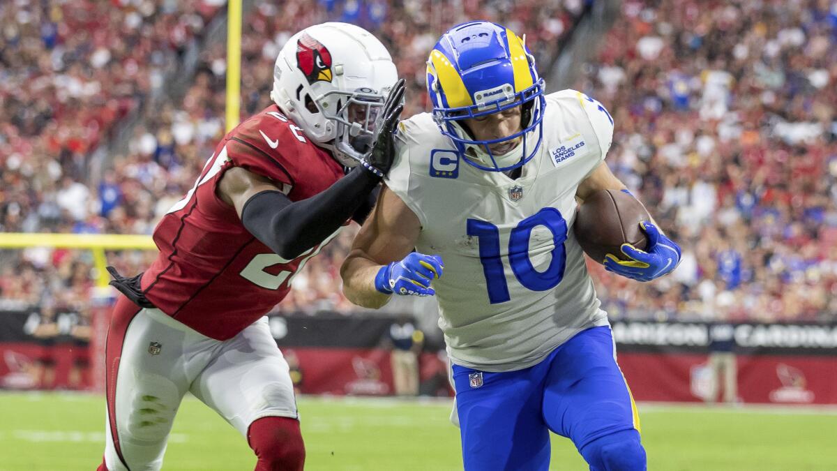 L.A. Rams overcome depleted roster to beat Arizona Cardinals - Los Angeles  Times
