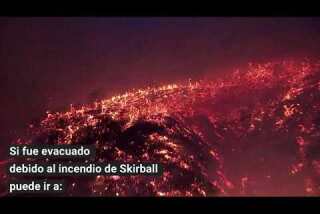 Albergues para los afectados por los incendios forestales del sur de California