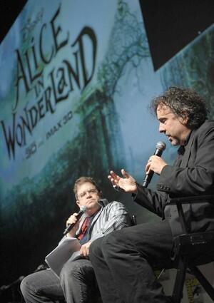 Take "Alice in Wonderland," and add Tim Burton, and weirdness is a given. But theres heft underneath this odd story, Burton said. Its clear from the trailer  leaked before Comic-Con, and made official during  that Johnny Depps Mad Hatter is made over into a starring character, someone who leads Alice into a world, rather than simply helps her pass through it.
