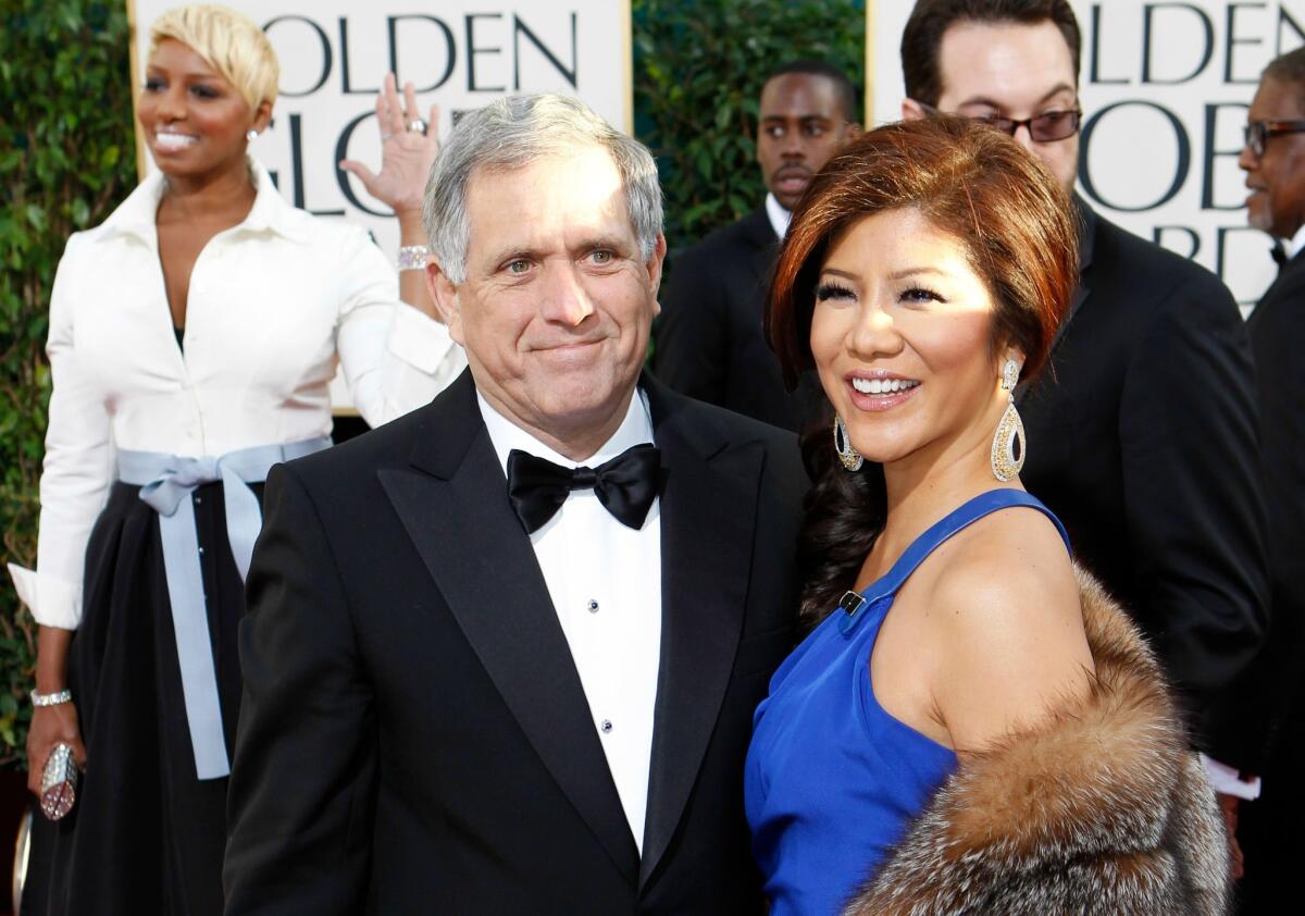 USC Annenberg's new media center will be named after Les Moonves and Julie Chen, shown at the 2013 Golden Globes -- as well as CBS, following a joint donation.