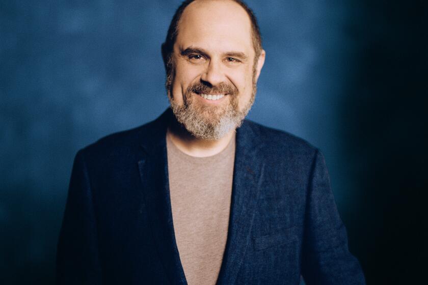 Craig Mazin in the Los Angeles Times headquarters on April 30, 2023. (Alex Harper / For The Times)