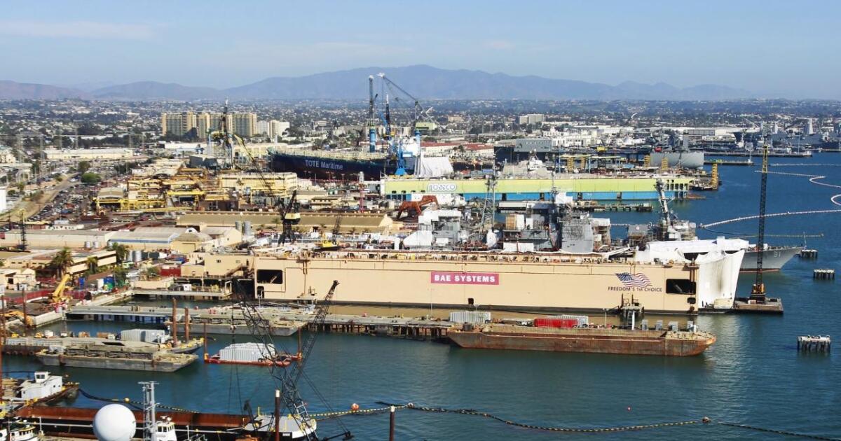 BAE expects to lay off 300 shipyard workers in San Diego The San