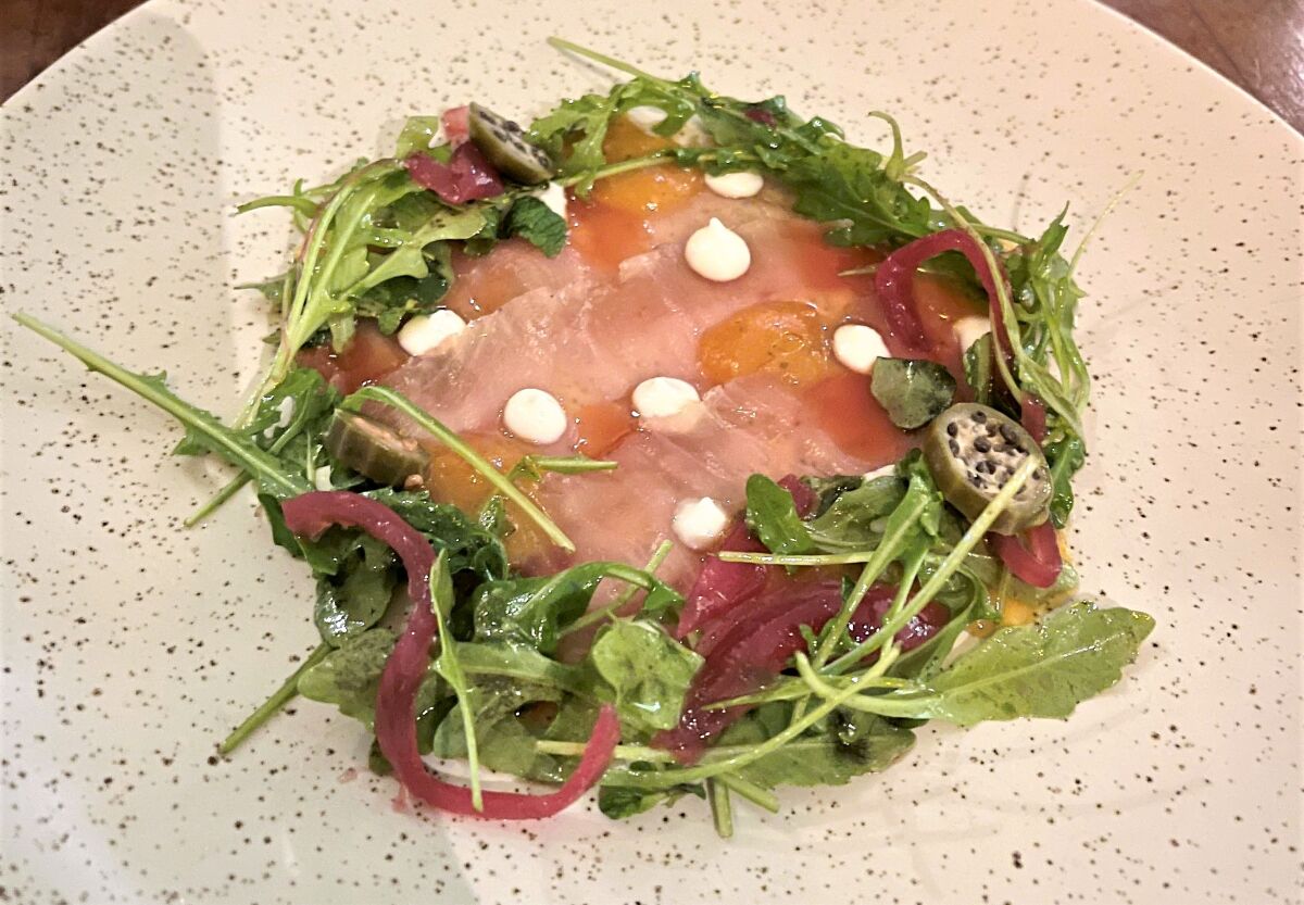 Prosciutto di Tonno at Cori Trattoria Pastificio in North Park.