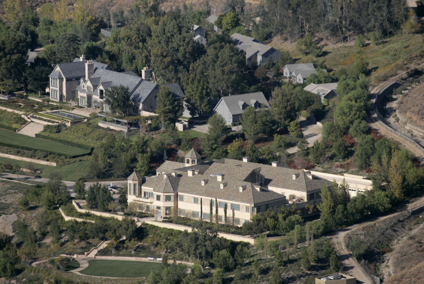 In the past seven years, the church has poured at least $45 million into the former Gilman Hot Springs resort. In the foreground is the $18.5-million management building that includes a wing of offices for church leader David Miscavige.