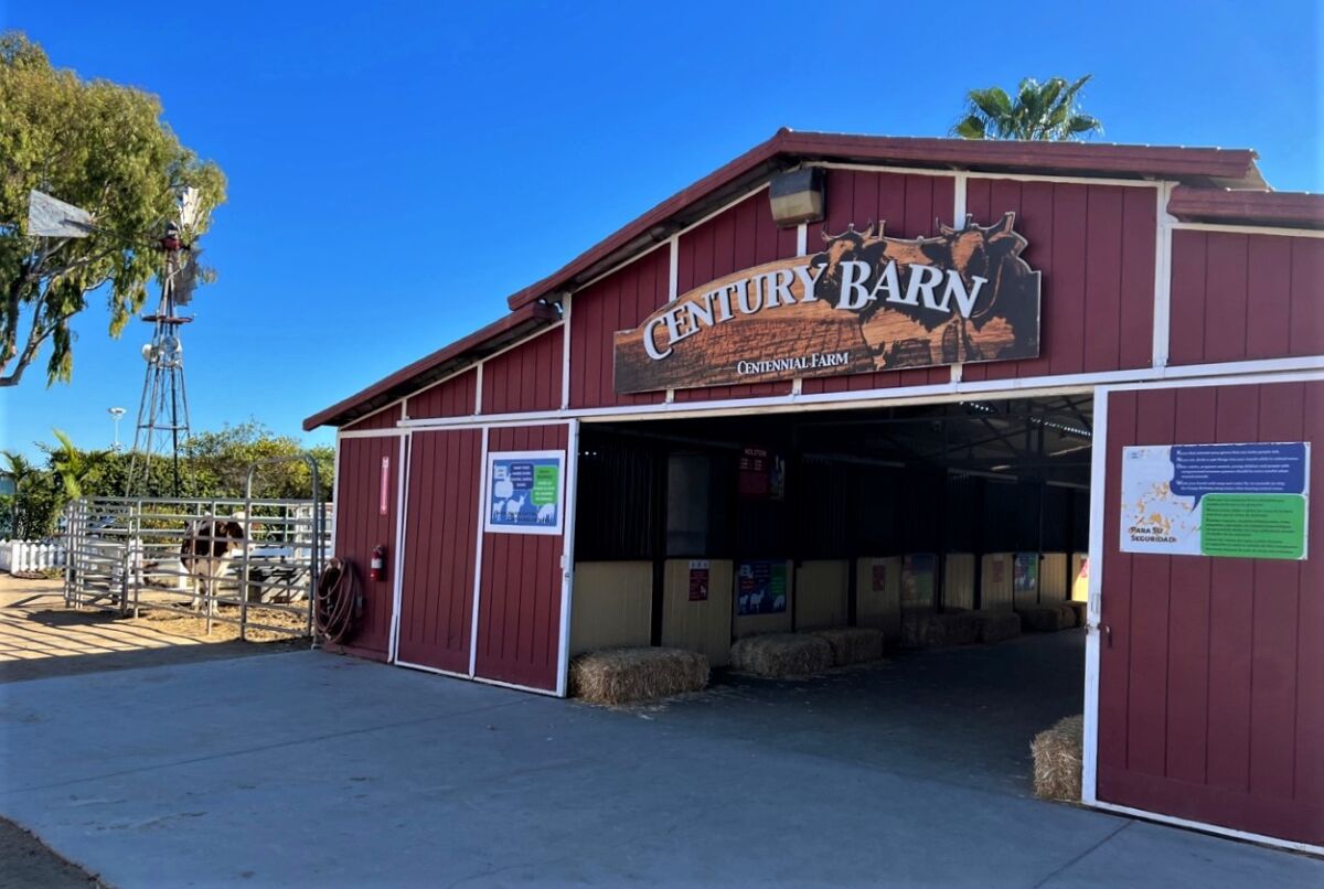 The Century Barn on the O.C. fairgrounds in Costa Mesa.