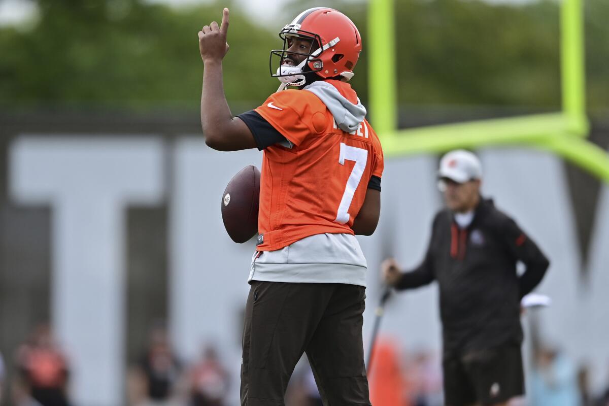 QB Brissett to start Browns' preseason finale against Bears - The San Diego  Union-Tribune