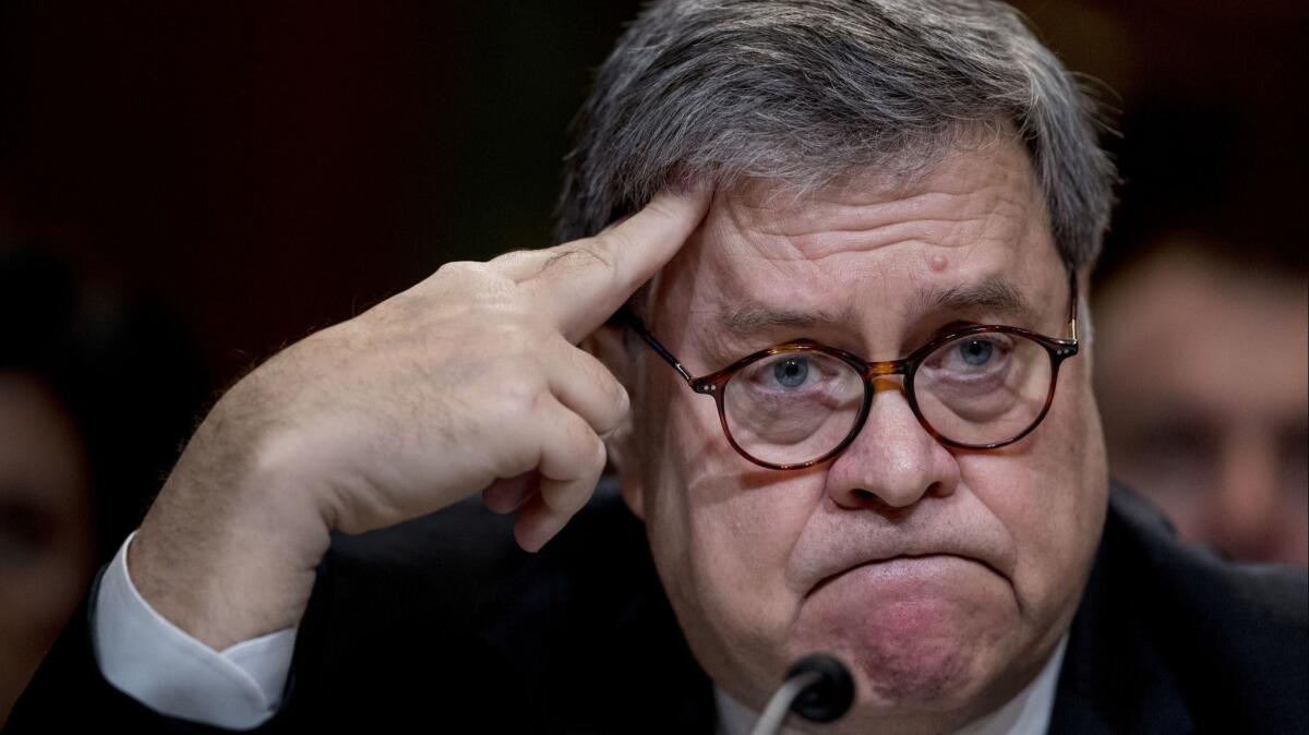 The no-bond ruling is William Barr's first immigration-related decision since taking office as attorney general.