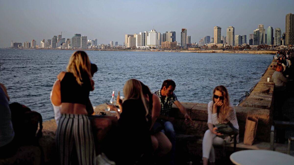 The skyline of Israeli port city Tel Aviv. A fare sale on Lot Polish can get you there for less than $700 round trip.