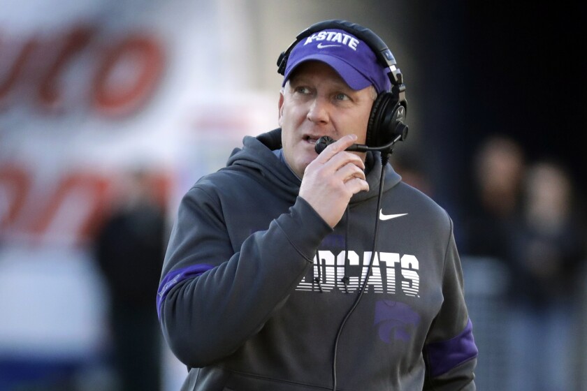 Kansas State coach Chris Klieman