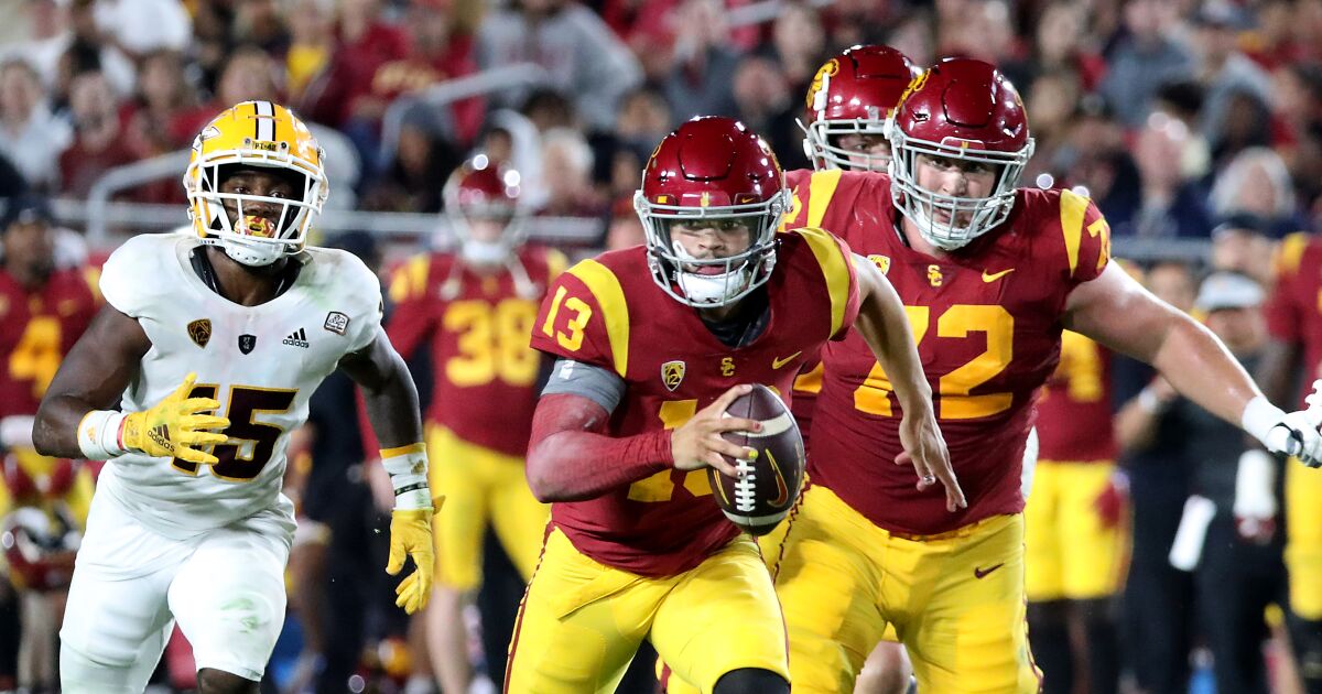 Chronique: La star de l’USC QB Caleb Williams est-elle prête pour des tests plus importants?