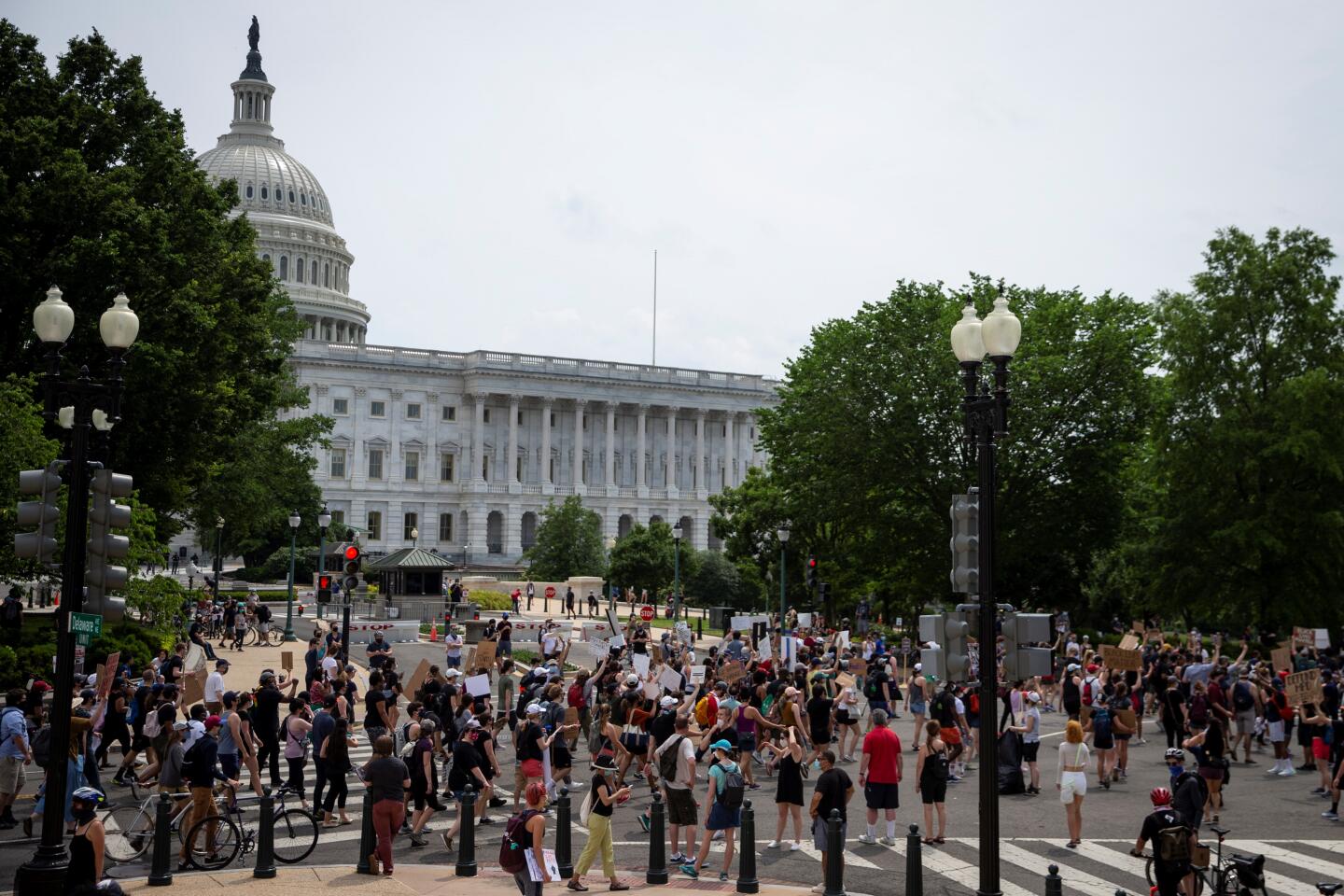 Washington retumba con la mayor protesta desde la muerte de George Floyd