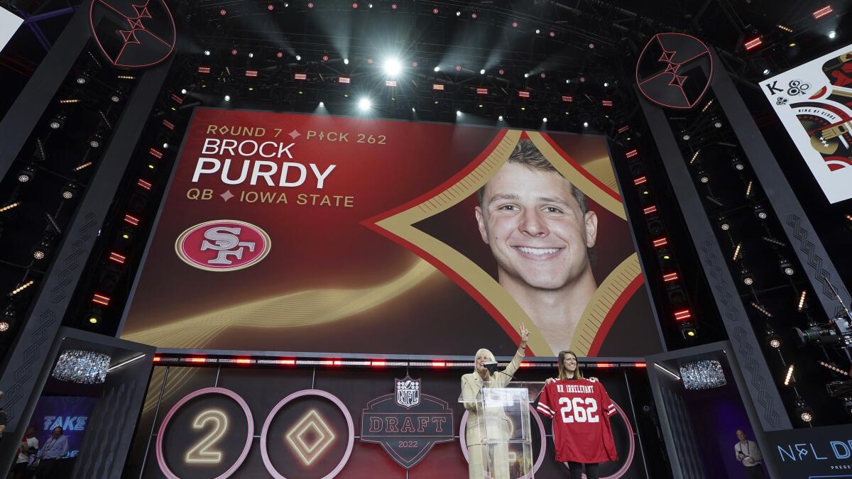 Purdy goes from 'Mr. Irrelevant' to brink of Super Bowl - The San