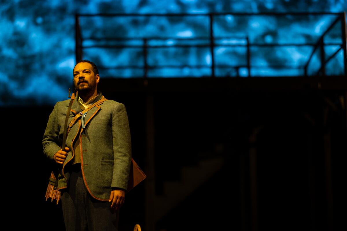 Paco Tolson plays Vincent van Gogh in "to the yellow house" at the La Jolla Playhouse.