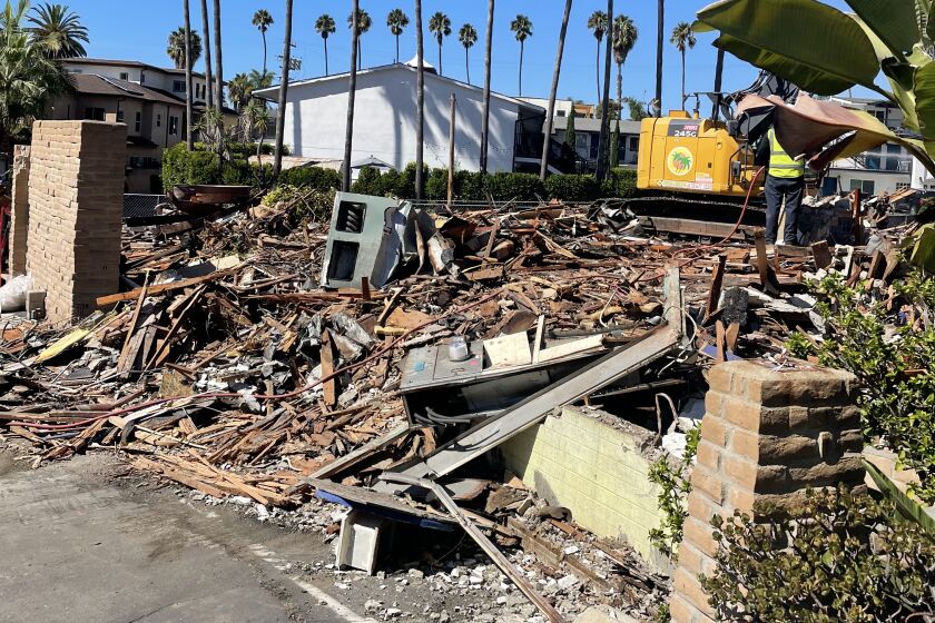 The Su Casa restaurant building was demolished Sept. 22.
