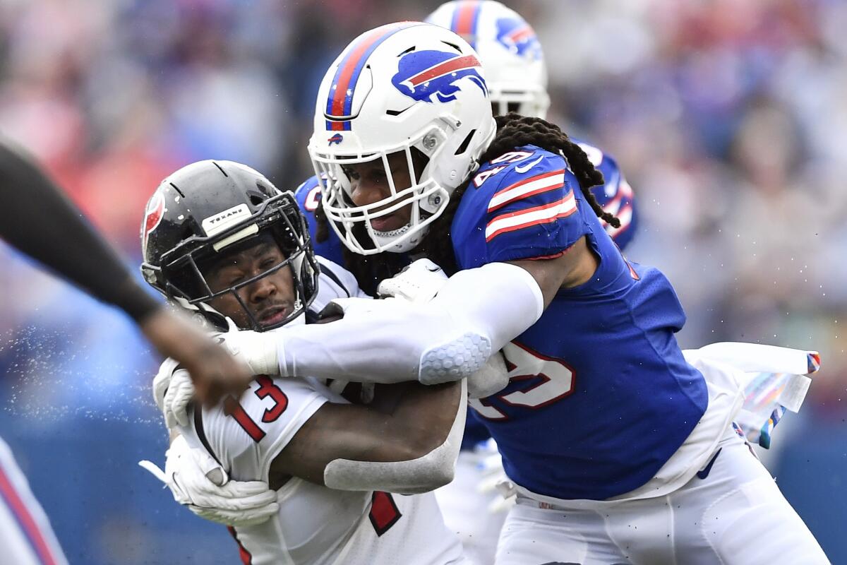 Bills counting on improved defense to better contain Chiefs - The San Diego  Union-Tribune