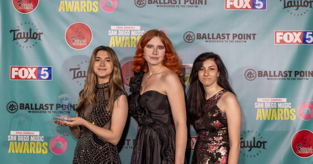 Local all-girl rock band The Microblades wins Best Pop Song at San Diego Music Awards