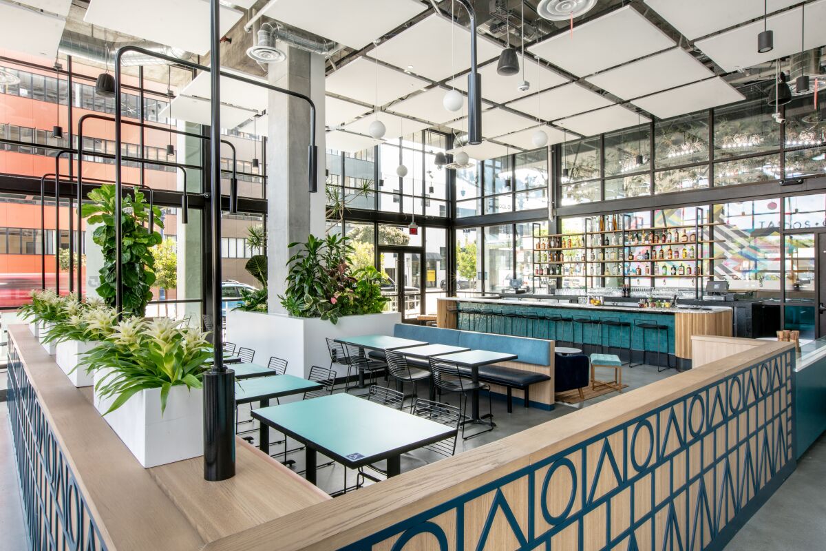 Lola 55, in the East Village, is airy, bright and hip.