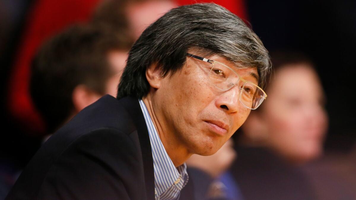 Patrick Soon-Shiong has demanded that Tronc's board allow him to boost his stake in the company.