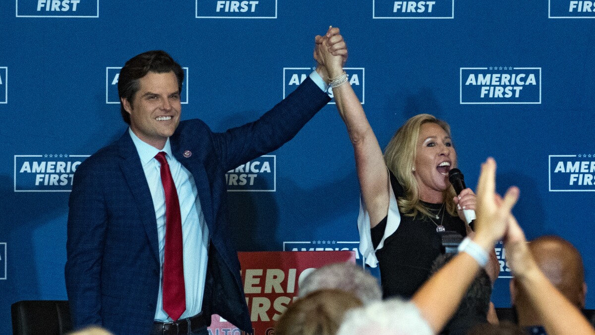 Let Matt Gaetz and Marjorie Taylor Greene have their rallies - Los Angeles  Times