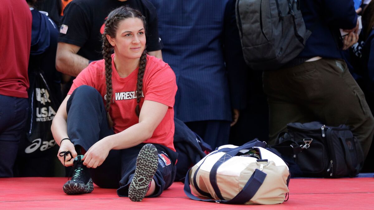 Adeline Gray hopes to become the first American woman to win Olympic gold in the sport and inspire more girls to take up wrestling.