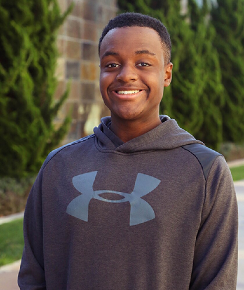La Jolla Country Day junior Carson Walker was chosen for the inaugural Bill of Rights Institute Student Fellowship.