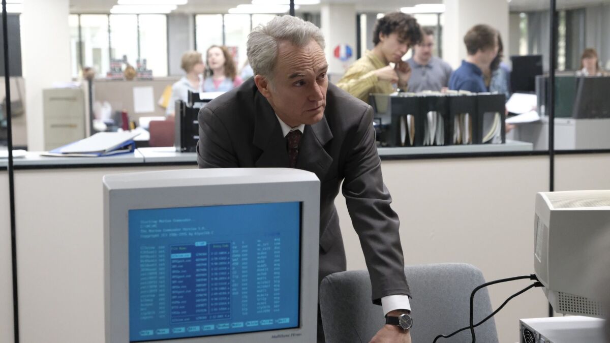 Bradley Whitford as Netscape pioneer James Barksdale in National Geographic's "Valley of the Boom."