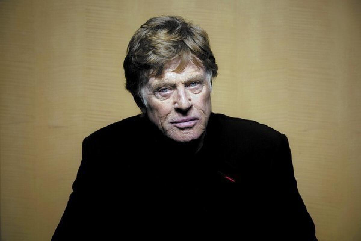 Robert Redford at L'Ermitage Hotel on Oct. 6, 2013, in Beverly Hills.
