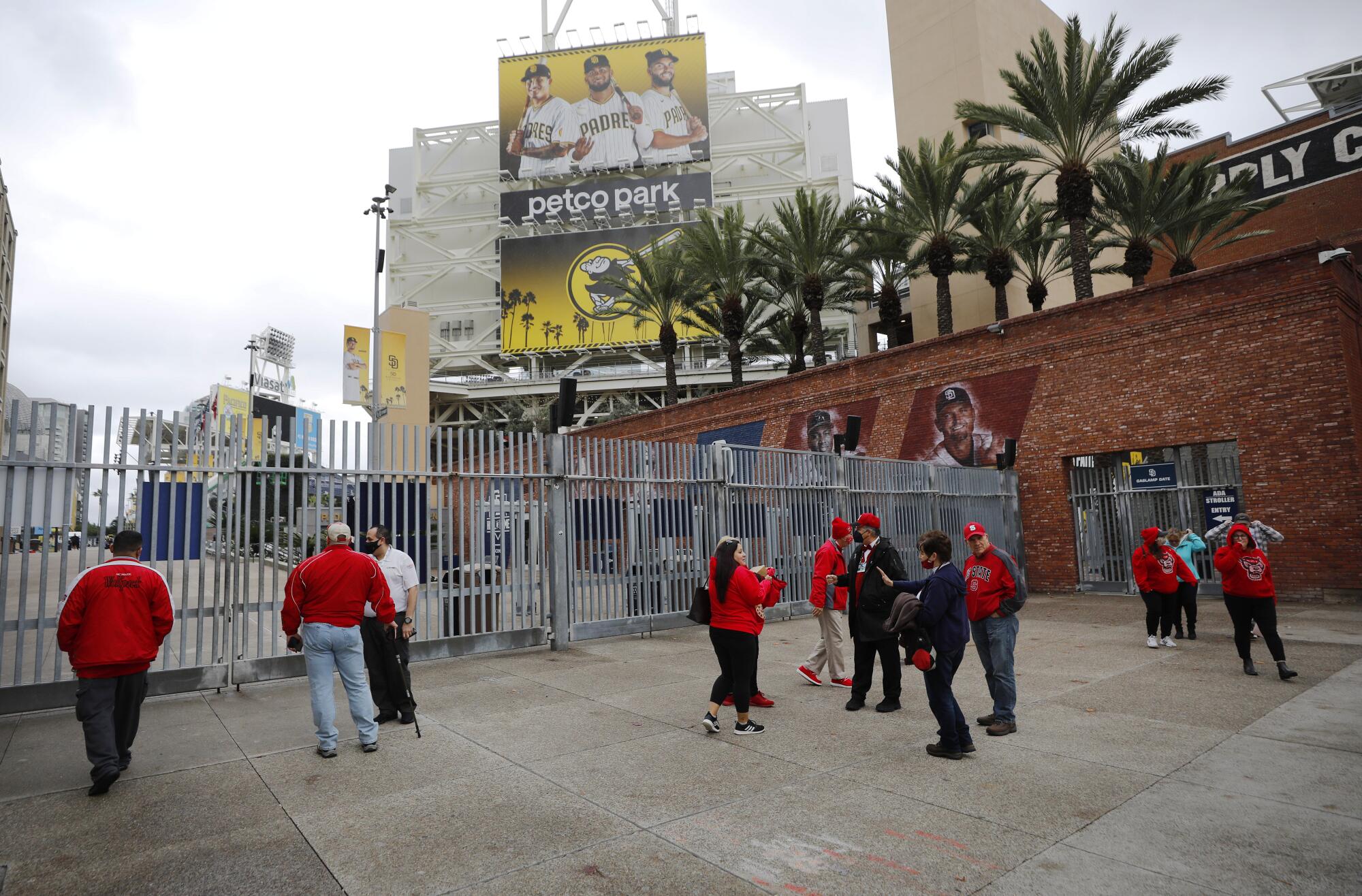 Some fans arrived at Petco Park unaware the Holiday Bowl between North Carolina State and UCLA was canceled.