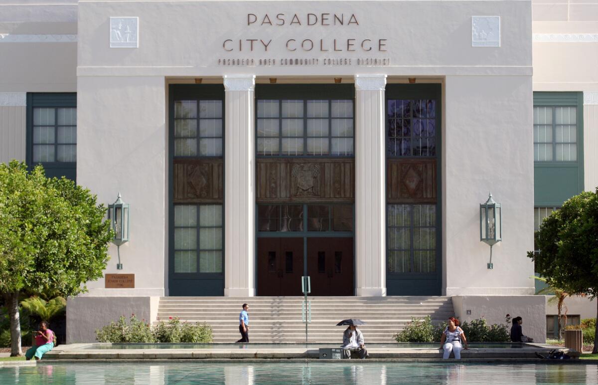 Pasadena City College's board of trustees appointed Robert B. Miller to be the school's interim president. He succeeds Mark Rocha, who left the post last month.