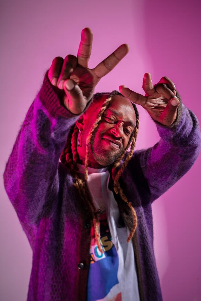 Portraits of rapper Ty Dolla $ign