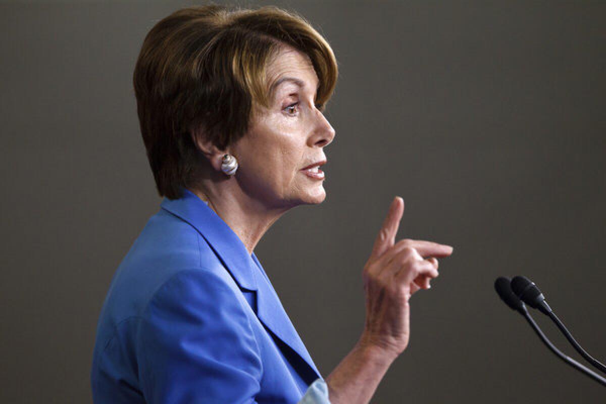 House Minority Leader Nancy Pelosi called Mitt Romney's speech before the NAACP a "calculated move."