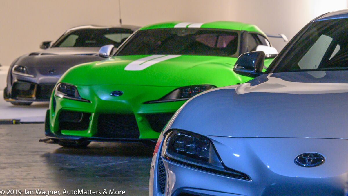 Three GR Supras