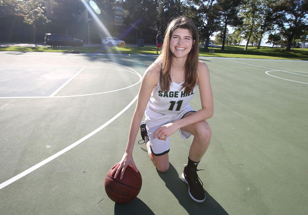 Sage Hill sophomore point guard Isabel Gomez was a first-team All-San Joaquin League selection this season.