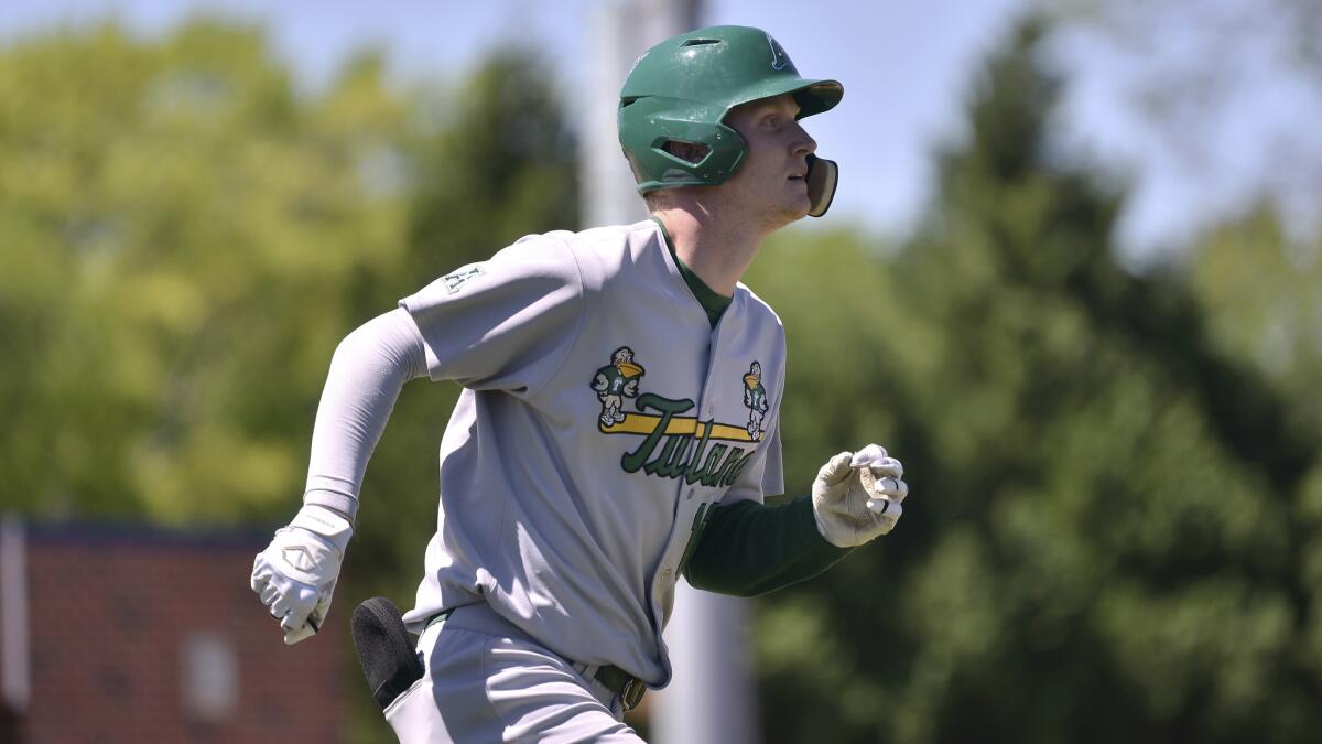Kody Hoese of Tulane was selected by the Dodgers in the first round Monday.