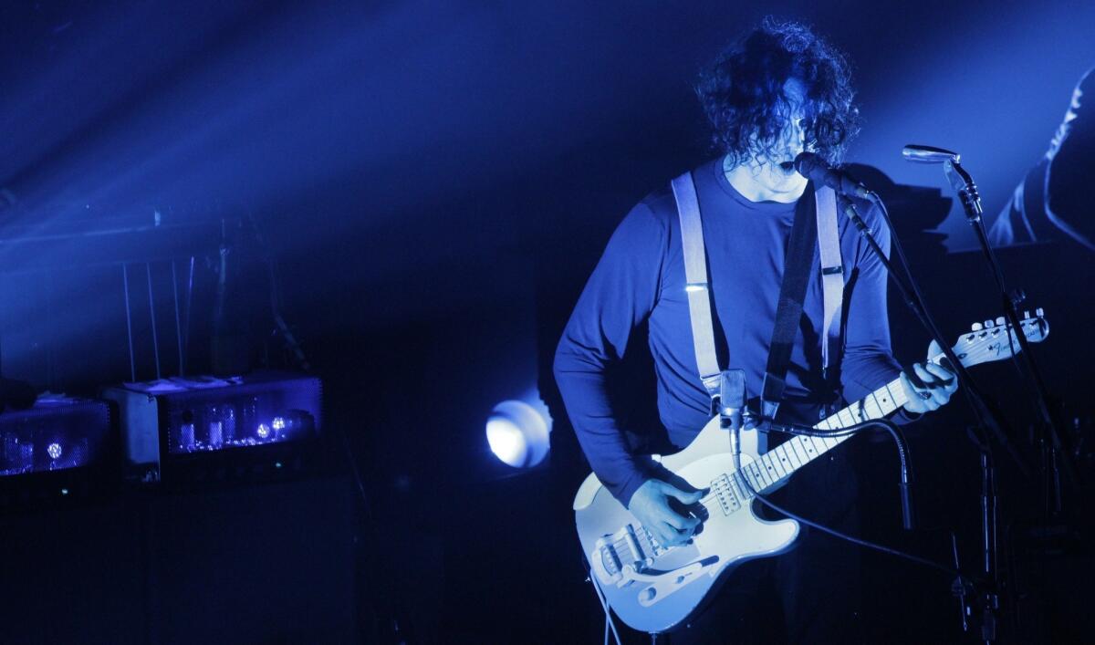 Rocker Jack White performs Wednesday at the Chicago Theatre.
