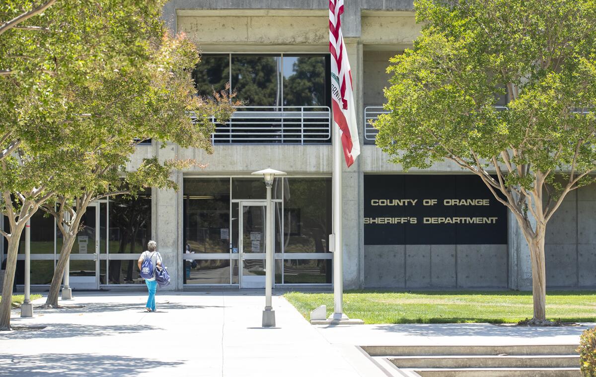Orange County sheriff's headquarters in Santa Ana