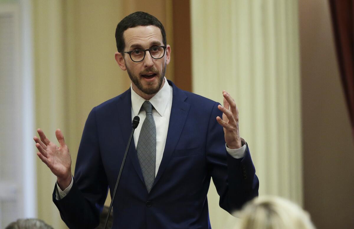 State Sen. Scott Wiener coauthored the legislation allowing the pilot programs.