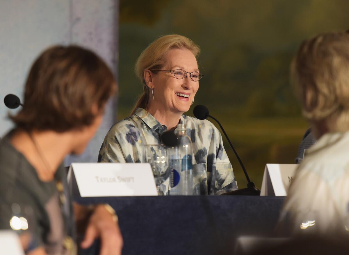Meryl Streep, at a news conference in New York in August, is among 19 people to be awarded the Presidential Medal of Freedom.