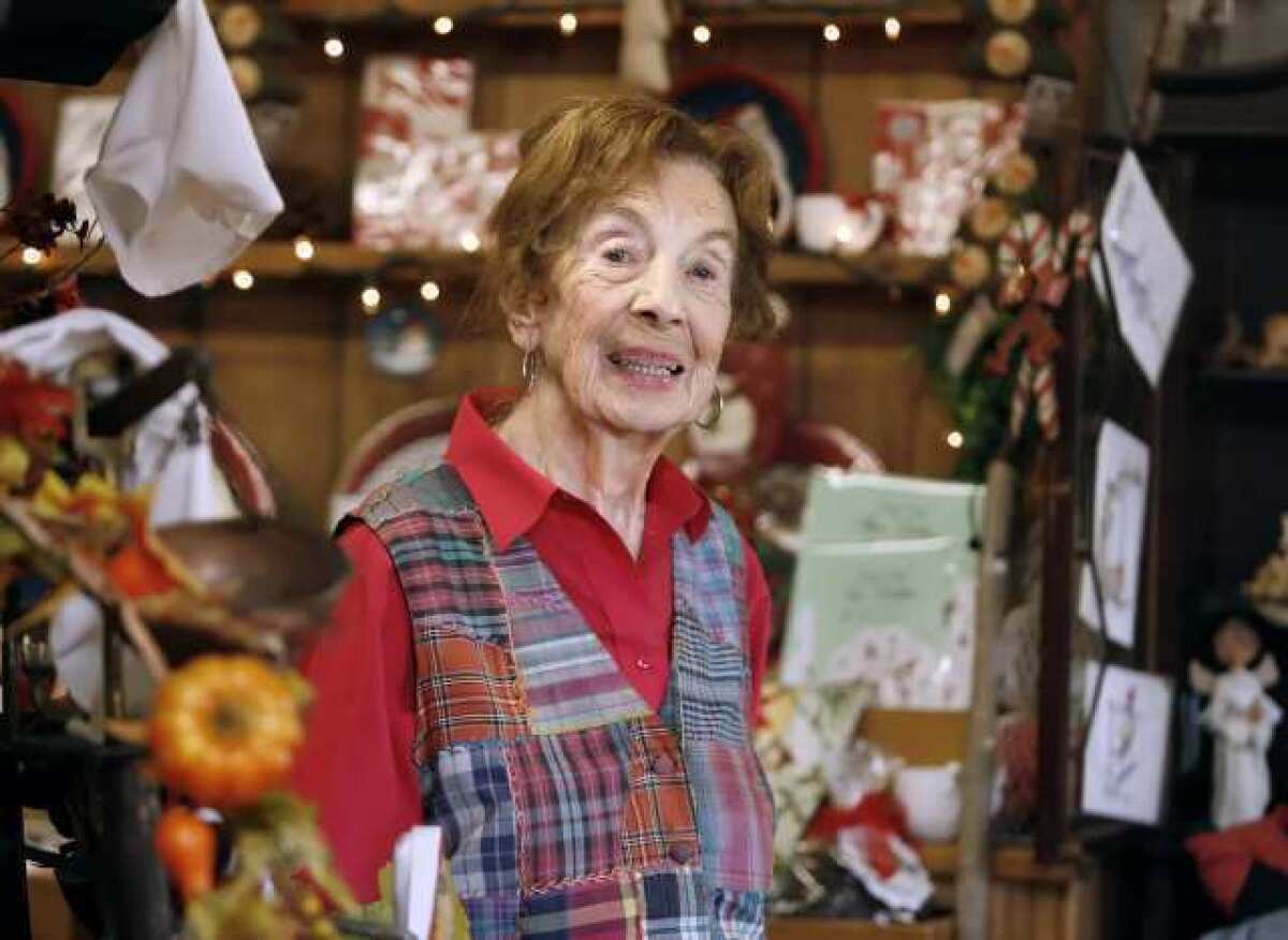 Fiona Bayliss, 93 and of La Crescenta, owned Fiona's Antiques & Gifts in Montrose since 1966. She recently passed away.
