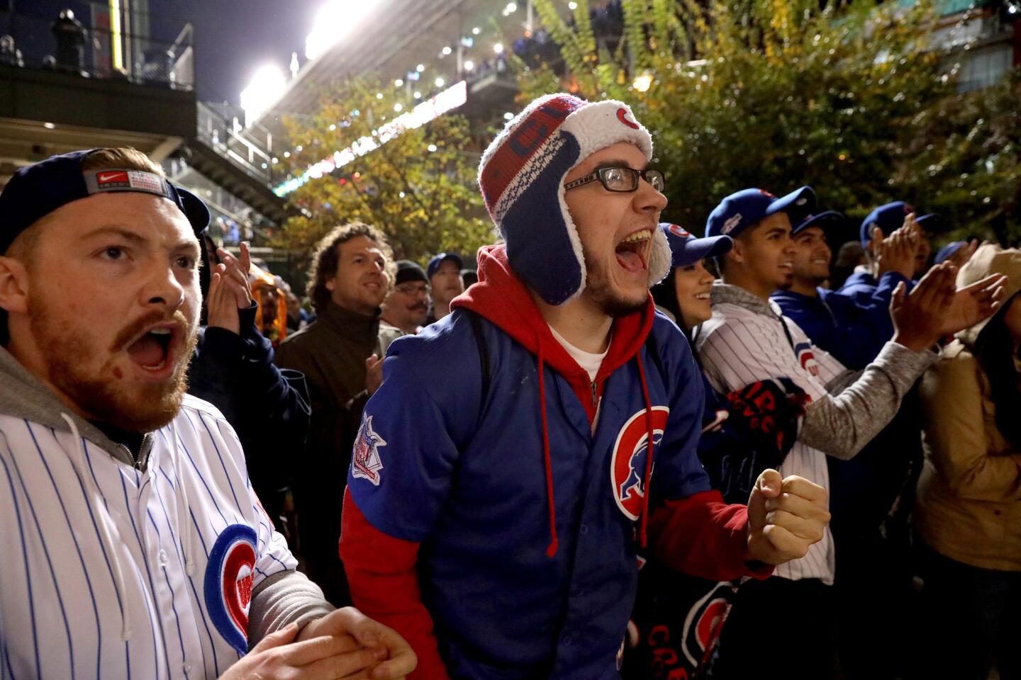 Fans at World Series Game 5