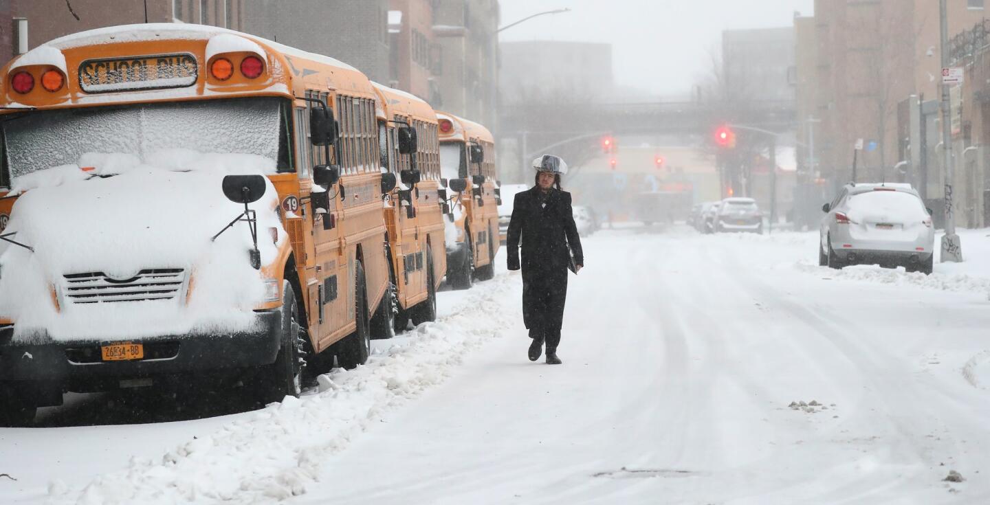 Winter storm blankets Northeast