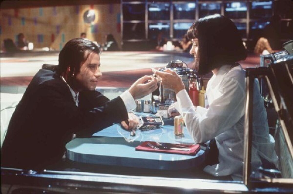 John Travolta and Uma Thurman in "Pulp Fiction."