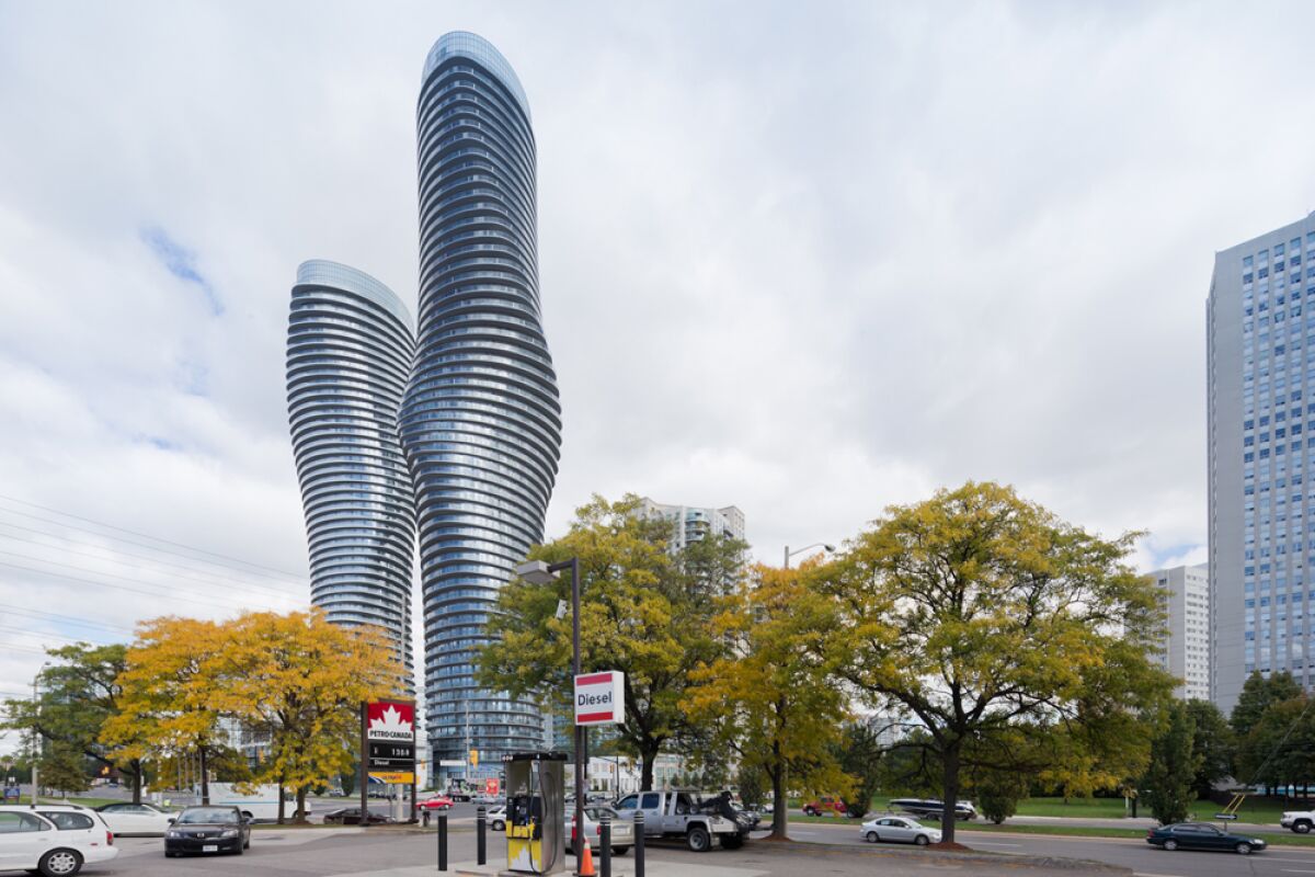 Absolute Towers in Mississauga, Canada